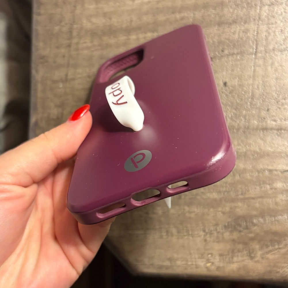 Loopy iPhone 12 Pro case Burgundy - Picture 3 of 7